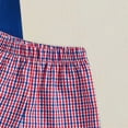 thumbnail image 4 of NOLDARES Baby Boy 4th July Outfit Short Sleeve T-Shirt and Comfy Shorts with 2 Pockets Stars and Stripes Embroidery 2-Piece Summer Set(Blue,2-3 Y), 4 of 6