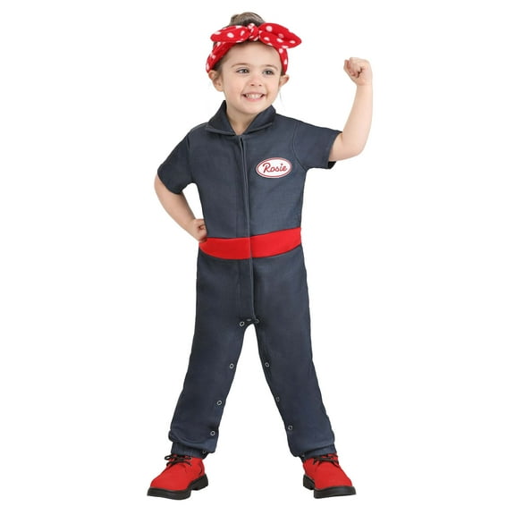 Rosie the Riveter Costume for Toddlers