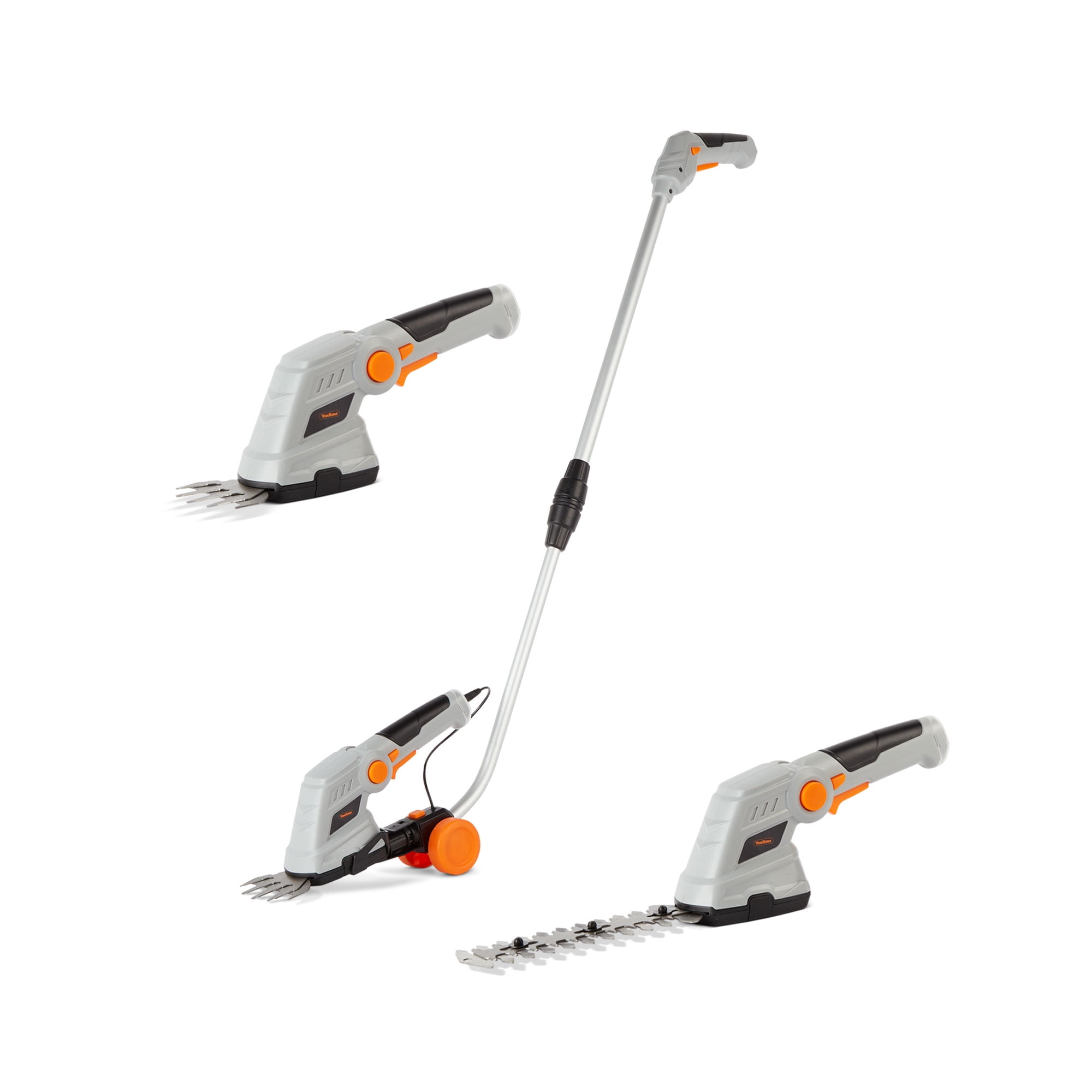 VonHaus 7.2V 2 in 1 Grass and Hedge Trimmer Battery Powered Cordless