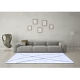 thumbnail image 3 of Ahgly Company Indoor Square Solid Blue Modern Area Rugs, 3' Square, 3 of 4