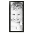 thumbnail image 2 of ArtToFrames 17" x 40" Honors Black with Silver Picture Frame, 17x40 inch Black Wood Poster Frame (WOM-5157),  Pack, 2 of 7