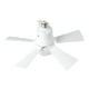 thumbnail image 2 of Ventilador de techo con luz natural y control inteligente Blanco, 2 of 9