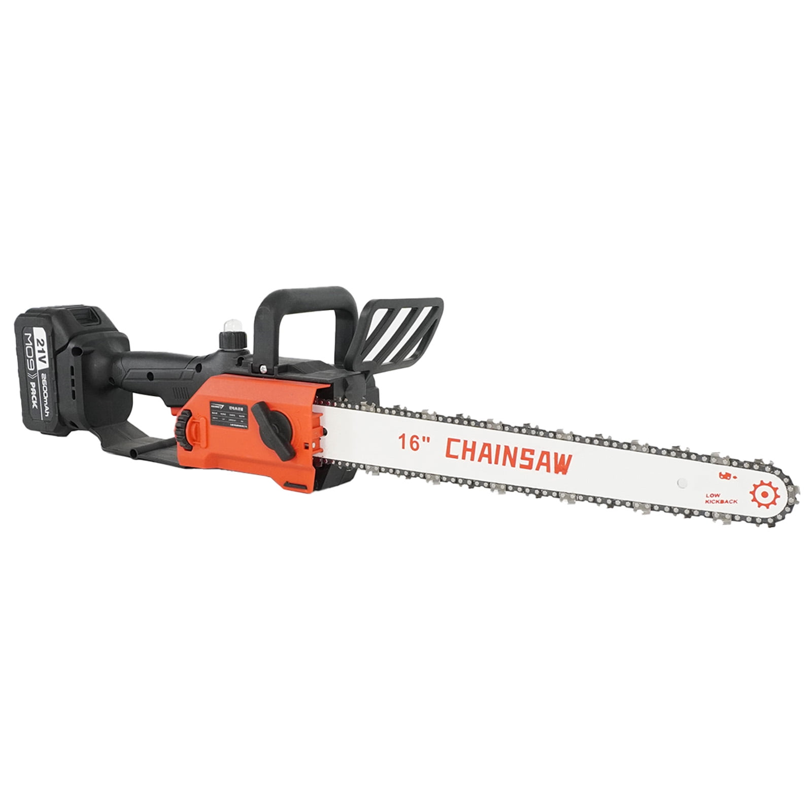 SUSUZI 16 Inch Cordless Chainsaw, 21V Brushless Electric Handheld Saw, 2x4.0Ah Batteries, Auto Oiler & Tool-Free Tension for Tree Trimming Wood Cutting