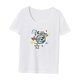 thumbnail image 3 of Camiseta de mujer Camiseta básica de verano elegante para mujer para uso diario Camping en la calle, 3 of 7