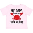 thumbnail image 3 of Inktastic My Papa Loves Me gift Boys or Girls Toddler T-Shirt, 3 of 5