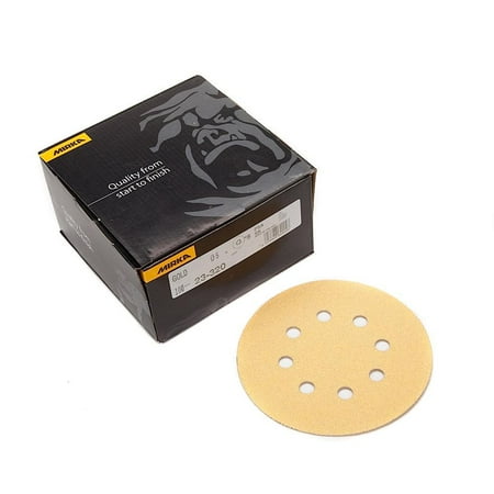 

Mirka Gold 5 In. 8 Hole Psa Vacuum Disc P220