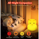 thumbnail image 5 of Luz de noche LED para bebé con 8 cambios de luz Luz de noche para niños Lámpara de noche Ayuda para dormir Luz de noche Lámpara de lactancia de silicona Cuidado de los ojos Luz de noche Ajuste de tie TUNC Sencillez, 5 of 5