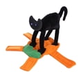 thumbnail image 1 of Disfraz de Halloween para mascotas, ropa ajustable suave y transpirable para perros con gato negro para fiesta de cosplay diaria, 1 of 8