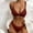 Brown, variant on hoksml Supportive Swimsuits for Women,Fashion Women Split Swimsuit Show Waist Solid Color Sexy Bikini
