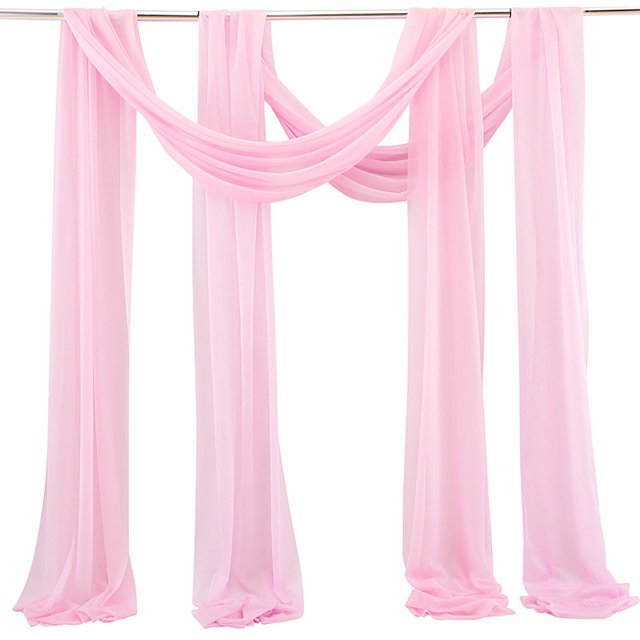 LCXmlly Ensemble de Rideaux de Fond pour Poêle à Rôtir (2 Pcs) Paillettes Résistant à la Décoloration Sans Plis Doux Élégant Décoration de Mariage Extérieure