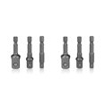 thumbnail image 1 of Maoww Pack of 3 Drill Bit Extension Bars Hex Shank Impact Driver Socket Adapters Spring Loaded Power Hand Tools Accessories 1 2Set, 1 of 6