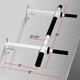 thumbnail image 2 of Barra desplegable montada en la pared Yes4All multifuncional, 2 of 7