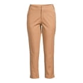 thumbnail image 3 of Time and Tru Women's Cropped Pull-On Pants, 3 of 5