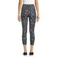 thumbnail image 3 of Time and Tru Women's High Rise Knit Capri Leggings, 3 of 5