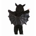 thumbnail image 5 of Dakiuu My First Halloween Baby Boys Girls Velvet Bat Hooded Romper Long Sleeve Jumpsuit Dress Up Outfit 0 24M, 5 of 8