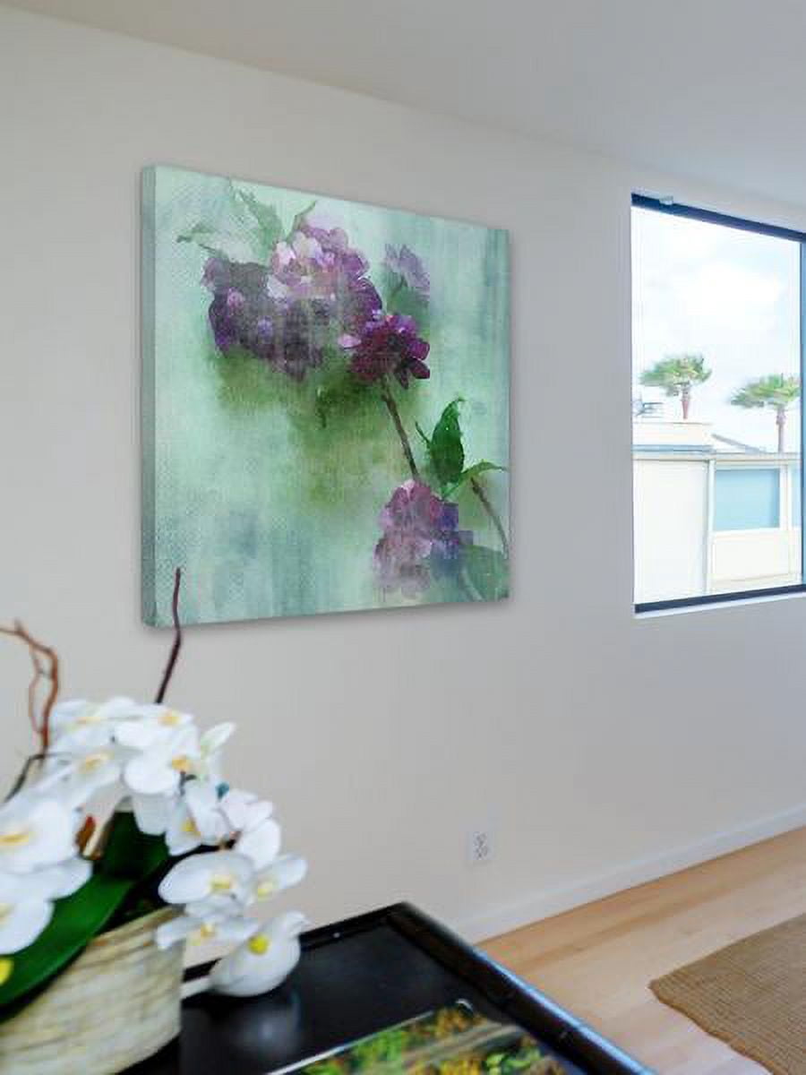 "Purple Sensation 3" Painting Print on Wrapped Canvas