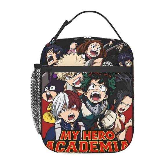 My Hero Academia Insulated Lunch Bag For Adults Student Reusable Lunchbox For Work Picnic Travel All Season