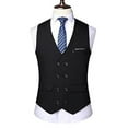 thumbnail image 4 of Men's Suit Slim Fit 3 Piece Suit Double Breasted Suit One Button Formal Wedding Prom Suits Dusty Sage M, 4 of 8