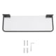 thumbnail image 1 of Floating Shelf Space Aluminum Acrylic Wall Mounted Decorative Storage Shelf for Kitchen Bathroom Living Room Bedroom Grey, 1 of 4