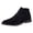 2Black, variant on Men's Classic Suede Dress Chukka Boots Classic Lace up Low Heel Ankle Boots Comfortable Non Slip Booties for Work Driving