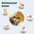 thumbnail image 6 of Fall Decorative Throw Blanket Baby Pet Blanket Orange Thanksgiving Autumn Pumpkin Sunflower Blanket for Toddler Infant Crib Lightweight Fuzzy Soft Fleece Blankets and Throws 30x40, 6 of 6
