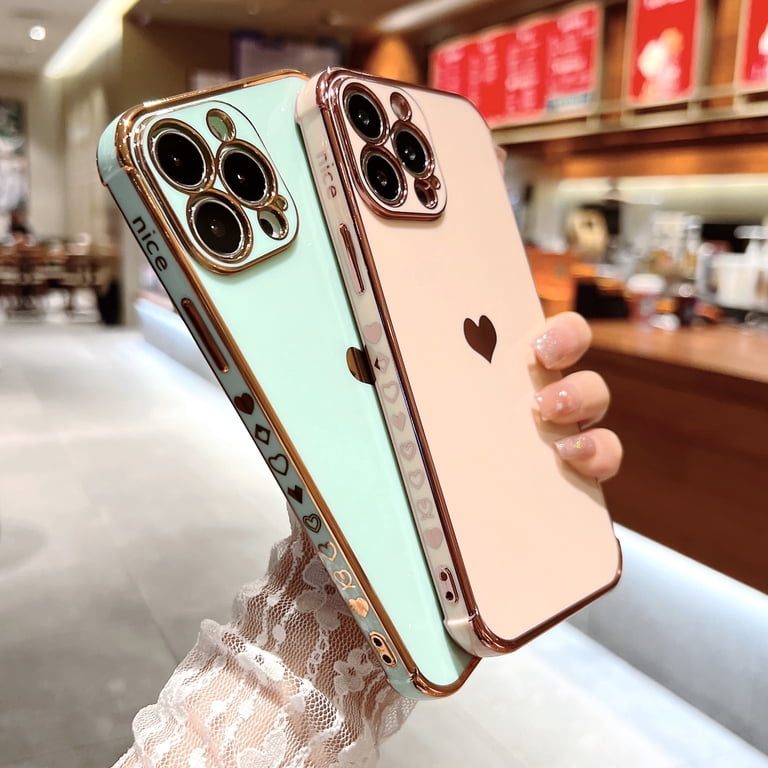 Designed for iPhone 12 Pro 6.1 inch Case, for Women Girly Soft TPU