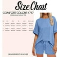 thumbnail image 4 of NMMUED Two Piece Sets for Women Summer Short Sets for Women Sweat Set for Women Athleisure Sets Women Track Suits for Women Set, Blue XL, 4 of 7