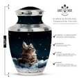 thumbnail image 2 of SUBSH Stargazer's Pet Urn Cat Urns for Ashes - Urns for Burial - Urns for Sale - Cremation Companion Urns - Funeral Ashes Urn - Cremains Containers (10 inch), 2 of 2