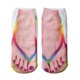 thumbnail image 2 of Calcetines tobilleros de corte bajo con estampado 3d unisex, chanclas, zapatos divertidos, medias, 2 of 2