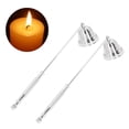 thumbnail image 4 of 2PCS Candle Snuffer, Long Handle, Metal Flame Snuffer Cover, Bell Shape, Wick Extinguishing Tool for Candles, 4 of 7