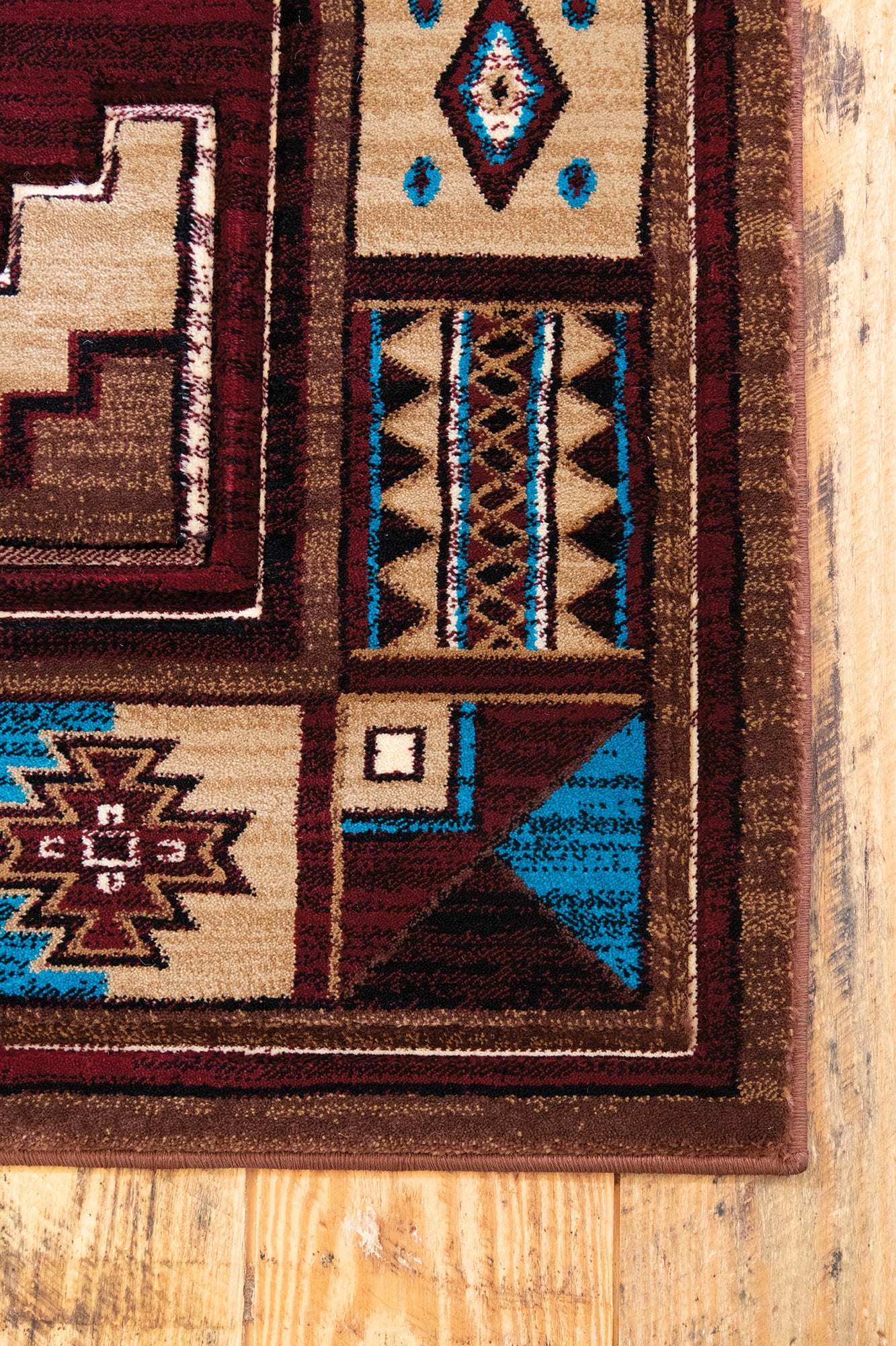 United Weavers Rustic Forest Bayard Hand-Carved Area Rug or Runner