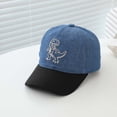 thumbnail image 5 of Gzbliryd Cute Summer Beach Sun Hat Adjustable Sun Hat Sprints Running Hat for Boys Sun Hats Beach Cap (Blue,2-8 Years), 5 of 5