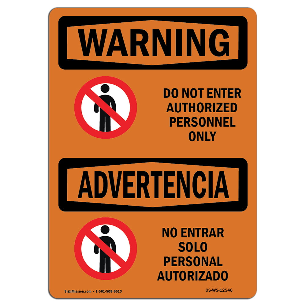 10 X 7... ComplianceSigns Vertical Plastic Trash Must Be In Bags Bilingual Sign 