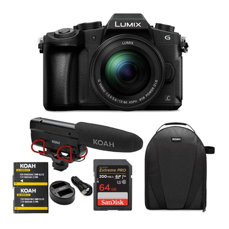 UPC: 0646791399468 | Panasonic LUMIX G85 Mirrorless Camera with 12-60mm Lens and Microphone Bundle