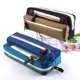 thumbnail image 4 of Coofit Pencil Bag Large Capacity Mix Color Zipper Makeup Bag Pen Bag Stationery Bag, 4 of 7