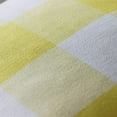 thumbnail image 2 of ZECATL Lot de 2 Housses de Coussin Décoratives Rétro Classiques à Carreaux pour l'Automne, Design pour Canapé Chambre Jaune-Blanc 24 x 24 Pouces 60 x 60 cm, 2 of 6