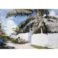 thumbnail image 3 of Homer, Winslow 14x11 Black Modern Framed Museum Art Print Titled - A Garden In Nassau, 3 of 5