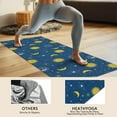 thumbnail image 4 of Blue Sun Moon Star Pattern Hot Yoga Mat Towel Non Slip for Hot Yoga - Quick-Drying Yoga Mat Cover with 4 Corner Pockets with Travel Bag - Hot Yoga Towel Non Slip Grip Moisture Wicking Sweat 70"x26", 4 of 6