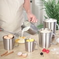 thumbnail image 5 of Handle Stainless Steel Measuring Cup, Unbreakable 1000 Ml Jug With Reliable Quality, Lightweight Design For Easy Handling, Solid Grip Handle Ensures Secure Pouring, Wide Mouth, 5 of 5