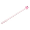 thumbnail image 4 of Office  Plastic Pig Shape 0.5mm Needle Tip Writing Gel Pen Pale Pink 5 Pcs, 4 of 5