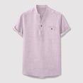 thumbnail image 2 of Leey-World T-Shirts for Men Mens Bamboo Viscose T Shirt Ultra Soft Plain Tshirts for Men Cooling Crew Neck Casual Basic Tee Shirt Undershirt(Pink,2XL), 2 of 4