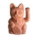 thumbnail image 2 of Dibujos animados Estatuas Escultura Adornos de resina para empresas Inauguración Oficina Escritorio pequeña sala Rojo Soledad Estatuilla del gato de la suerte, 2 of 7