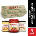 thumbnail image 2 of HERDEZ Queso and Salsa Variety Pack, Chunky Salsa Mild, Queso Blanco Medium, Salsa Con Queso Medium, 15oz, 3 Count, 2 of 8