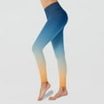thumbnail image 2 of Cathalem Leggings for Women Leggings for Women Non See Through-Workout High Waisted Tummy Control Tights Yoga Pants (Blue,M), 2 of 4