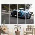 thumbnail image 3 of Lover Gift Canvas Art, Blue Car Canvas Art, Car Design Canvas Art, Car Photo Canvas Art, Car Art, Car Poster, Garage Art, Canvas Wall Decor - Black Framed, 3 of 9