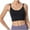 Black Everyday bra for women, variant on ATOYSOY Sports Everyday Bra Breathable Push Up Underwear Workout Running Gym Yoga Girls Teens Camisoles Crop Tops Smoothing Comfort Bra Black