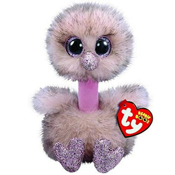 TY Beanie Boos -Henna The Osterich (Glitter Eyes) Small 6" Plush