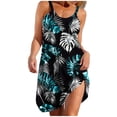 thumbnail image 2 of Mifsaly Cotton Summer Dresses for Women 2026 Vacation Floral Print Sleeveless Beach Dress Going Out Everyday Flowy Sundresses Swim Cover Up M, 2 of 7
