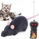 thumbnail image 2 of FELTECHELECTR Ratón de peluche de imitación para niños, regalo para gato, perro, orejas blancas (gris), 2 of 6