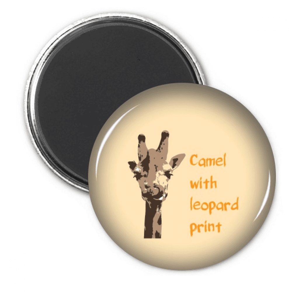 African Tropical Animal Giraffe Refrigerator Magnet Sticker Decoration